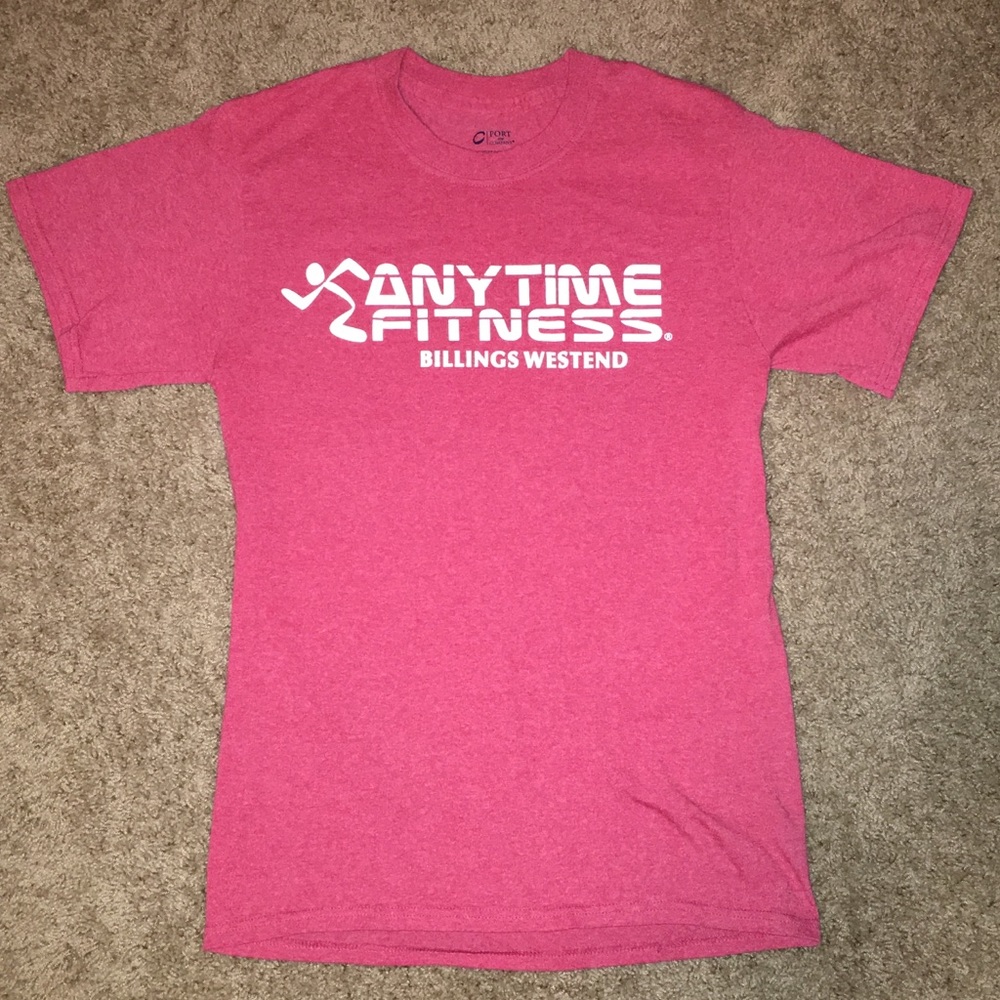 NEW Red Anytime Fitness Small T-Shirt